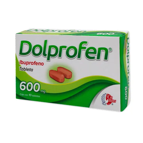 Dolprofen tabletas 600mg (Ibuprofeno) C/10