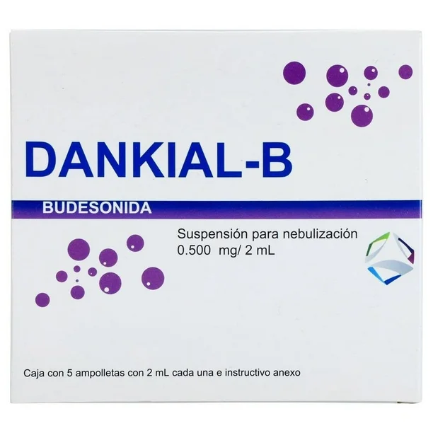 Dankial-B suspensión p/nebulización 0.500mg/2ml (Budesonida) C/5