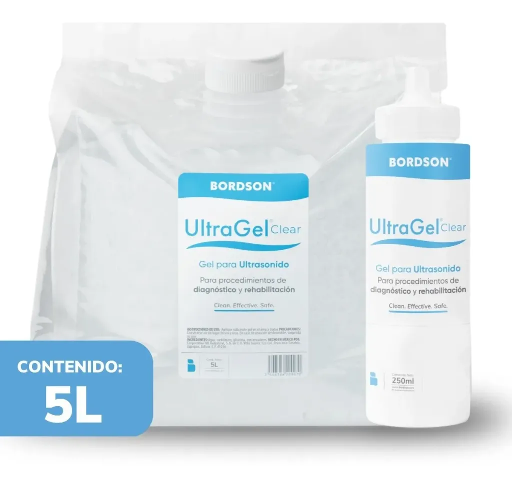Ultragel Clear gel para ultrasonido sin color 5L