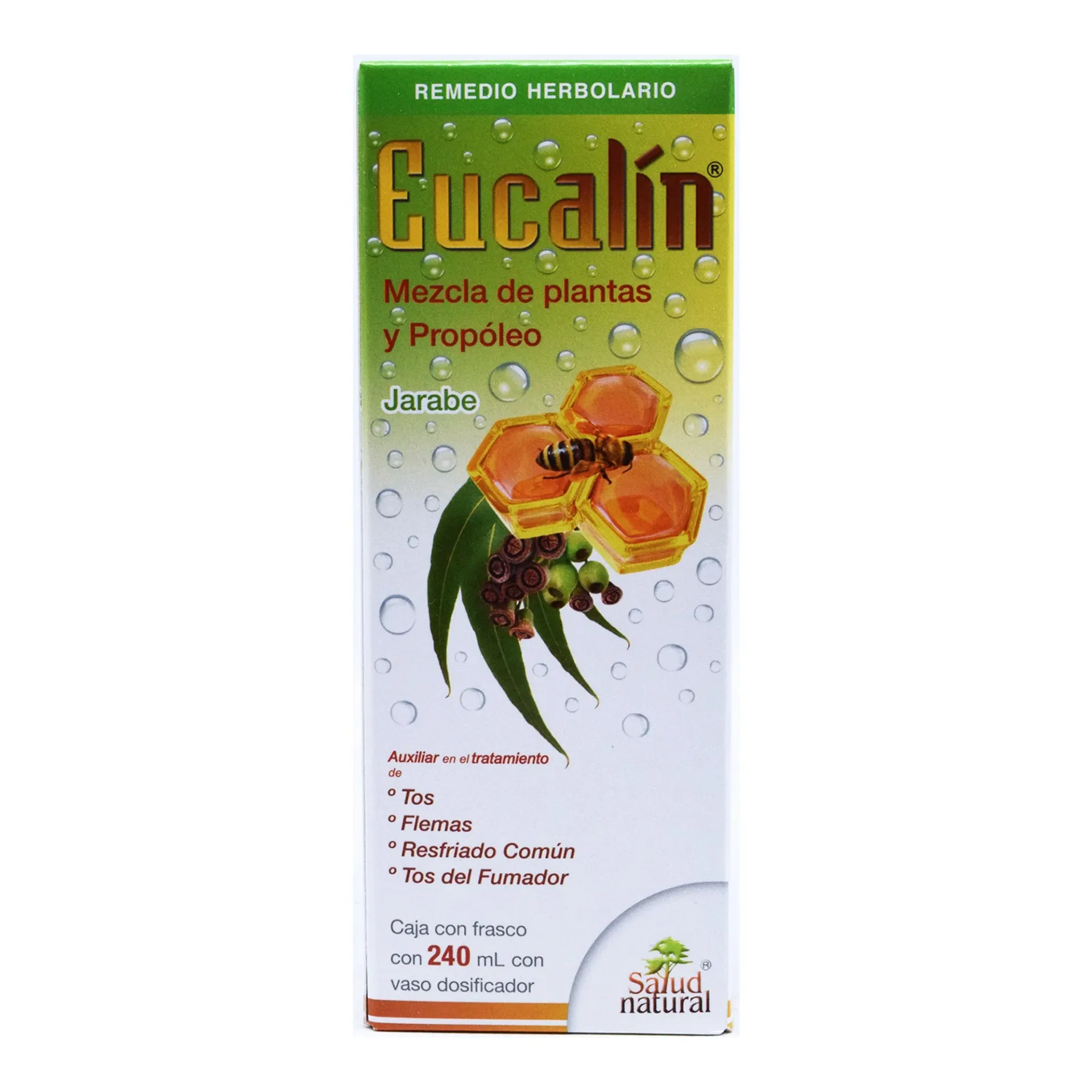 [001RH/2000] Eucalín jarabe adulto 150-2000mg/100ml (Mezcla de plantas y propóleo) 240ml