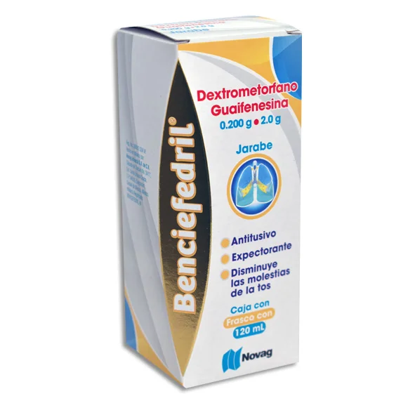 [36580] Benciefedril jarabe adulto 0.200-2g/100ml (Dextrometorfano/Guaifenesina) 120ml
