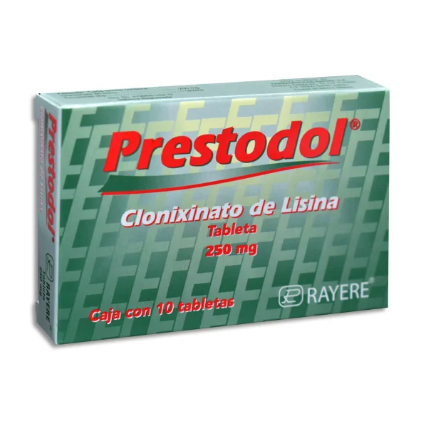 Prestodol tabletas 250mg (Clonixinato de Lisina) C/10