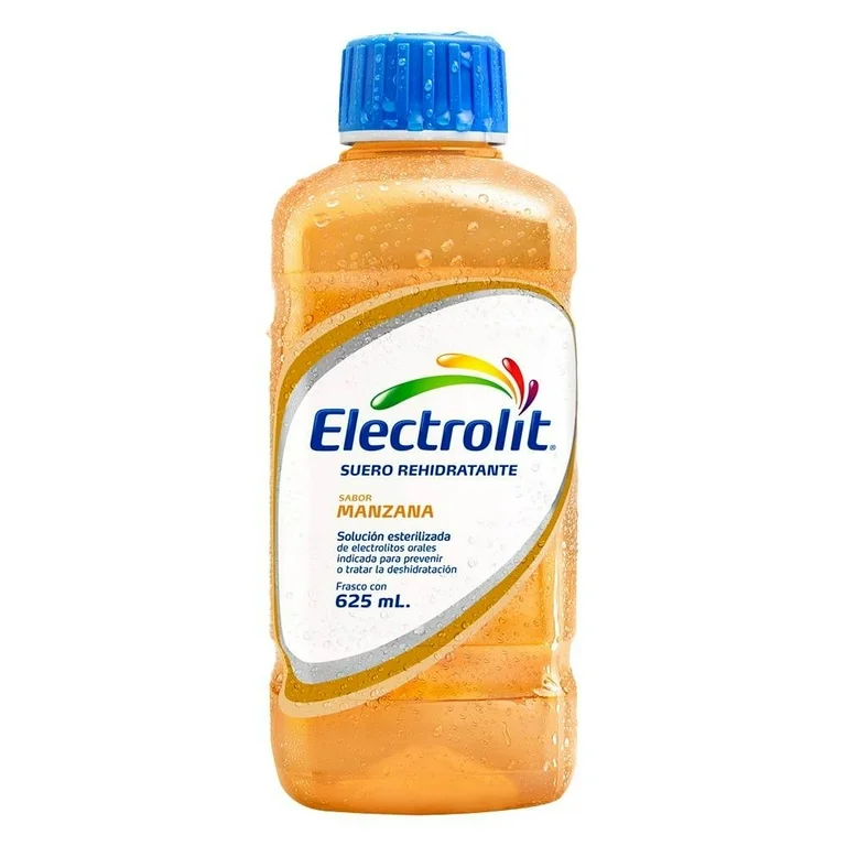[90127-8] Electrolit solución sabor manzana (Electrolitos orales) 625ml