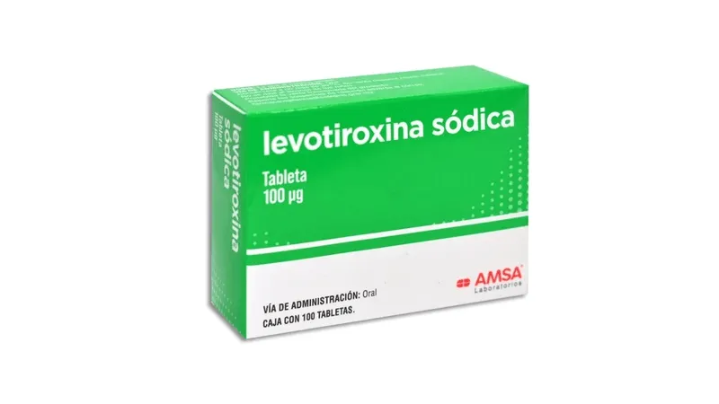 [292M2002] Levotiroxina sódica AMSA tabletas 100mcg C/100
