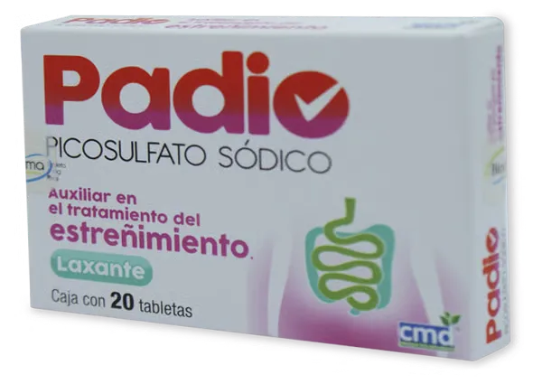 [223M2018] Padio tabletas 5mg (Picosulfato sódico) C/20