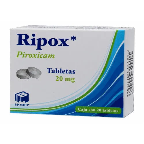 [067M2001] Ripox tabletas 20mg (Piroxicam) C/20