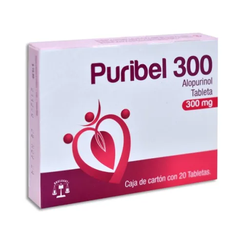 [0365M79] Pruribel tabletas 300mg (Alopurinol) C/20