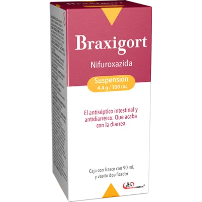 [286M2016] Braxigort suspensión 4.4g/100ml (Nifuroxazida) 90ml
