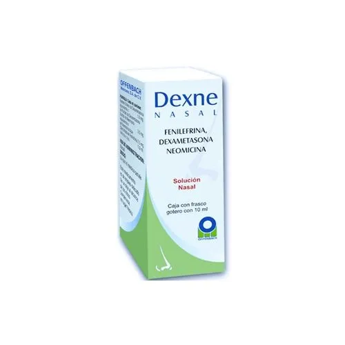 [86664] Dexne Nasal solución gotero 11.0-3.5-2.5mg/1ml (Dexametasona/Neomicina/Fenilefrina) 10ml