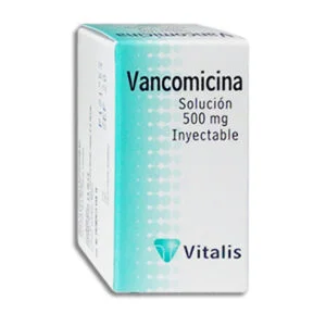 [092M2015] Vancomicina Vitalis solución inyectable 500mg/10ml C/1