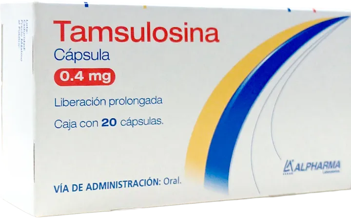 Tamsulosina Alpharma cápsulas 0.4mg C/20