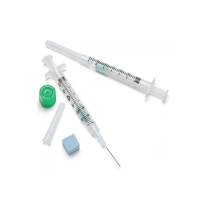 Preset jeringa p/gasometría 1ml c/aguja 25Gx16mm, 30U de heparina C/1