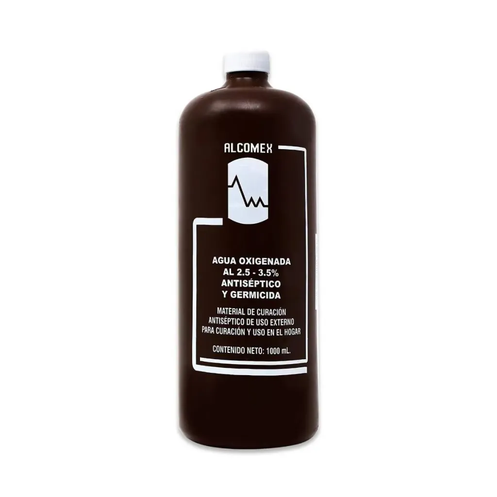 Agua oxigenada solución 2.5-3.5% 1,000
