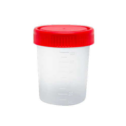 Vaso recolector para muestra 100 ml estéril C/10